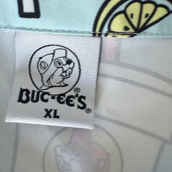 Buc-ee’s flamingo pineapple drink shirt XL novelty button up summer core - Picture 4 of 6